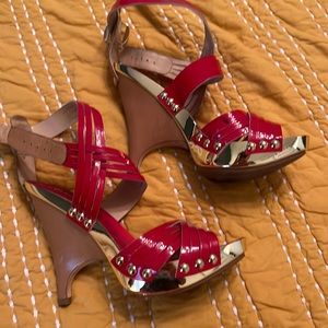 Marciano Red Heels. Size 7M